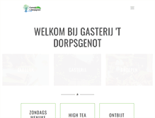Tablet Screenshot of gasterijdorpsgenot.nl
